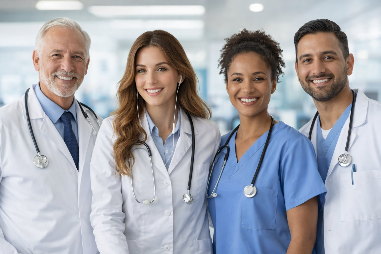 Equipe médica da Atestado24h: profissionais com CRM ativo prontos para atender